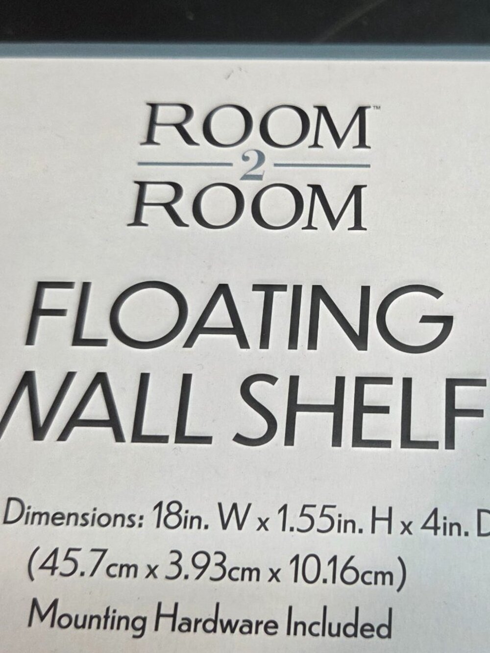 NEW Set Of 2 Floating Wall Shelf New In Box